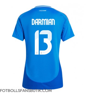 Italien Matteo Darmian #13 Replika Hemmatröja Damer EM 2024 Kortärmad